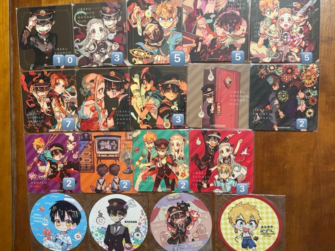 地縛少年花子くん ゴーストホテル カフェ コースター