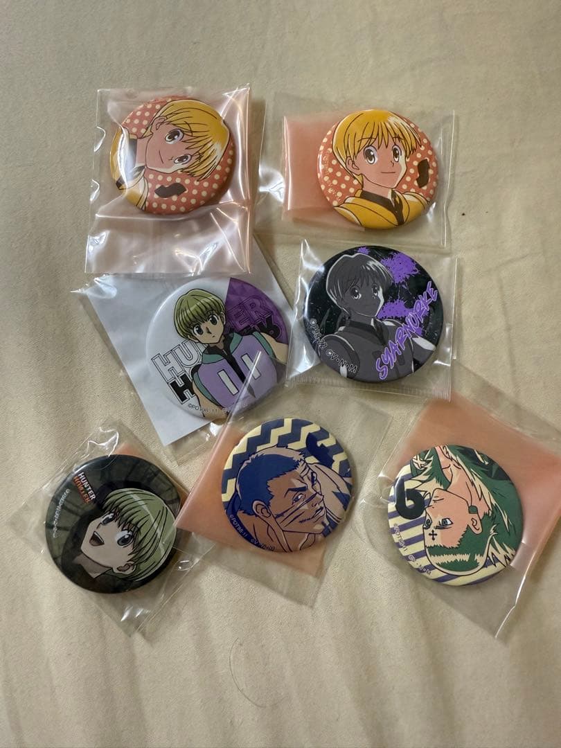 hunter×hunter シャルナーク　クロロ　缶バッジまとめ売り