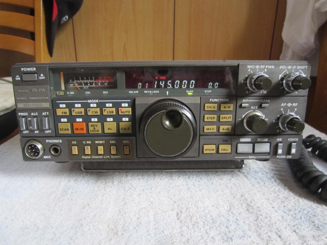 KENWOOD 144MHz トランシーバー TS-711D 25w機　現完動品