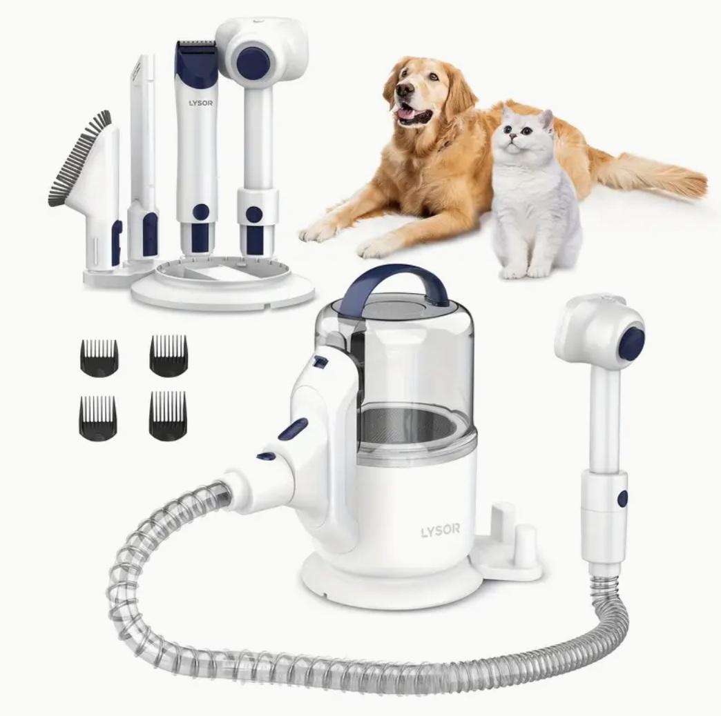 小型犬～大型犬対応　家庭用犬用バリカン グルーミングセット ブラッシング掃除機