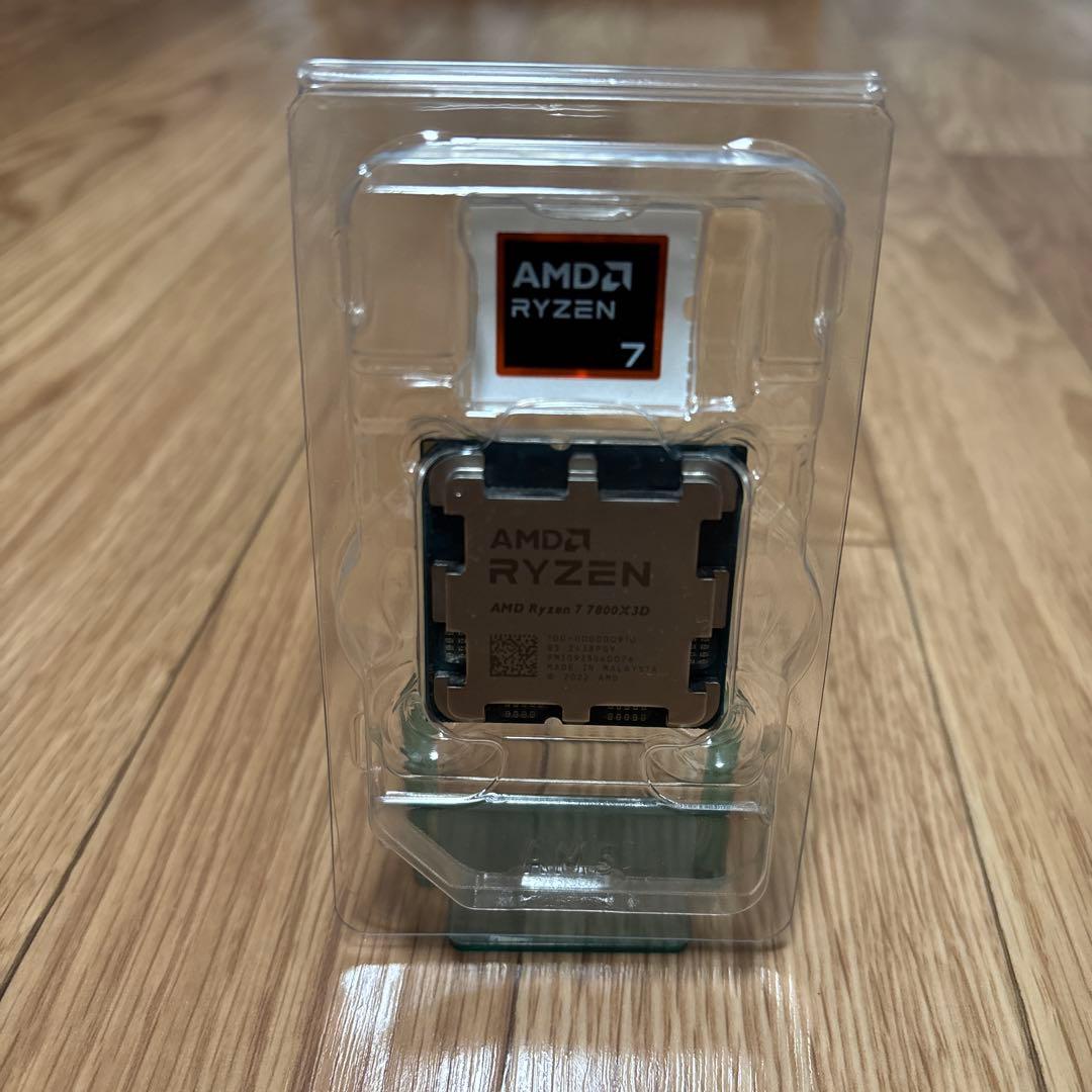 AMD Ryzen 7 7800X3D 未使用品