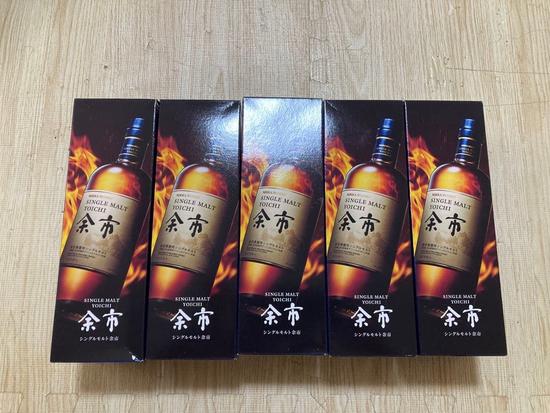 （1本5490円）NIKKA 余市シングルモルト　ウイスキー 5本セット