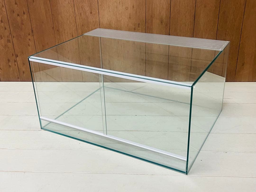 一点限定　パルダリウム水槽600×445x300㎜クリプト・ブゼファランド等に