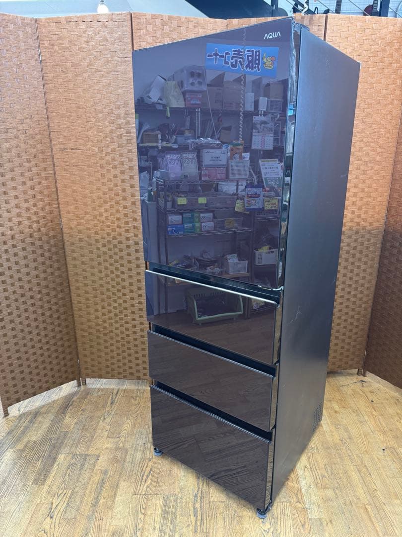 F034 AQUA ４ドア　冷蔵庫　430L　右開き　自動製氷