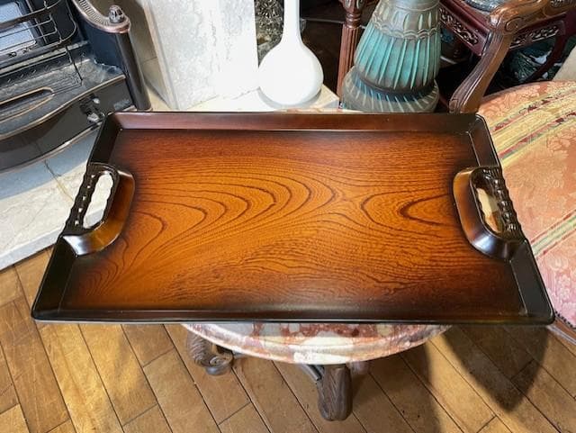 木製ブラウントレー 持ち手付き