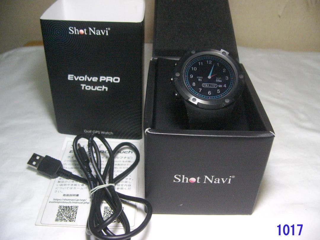 ショットナビ エボルブ プロ タッチ ブラック GPSゴルフナビ