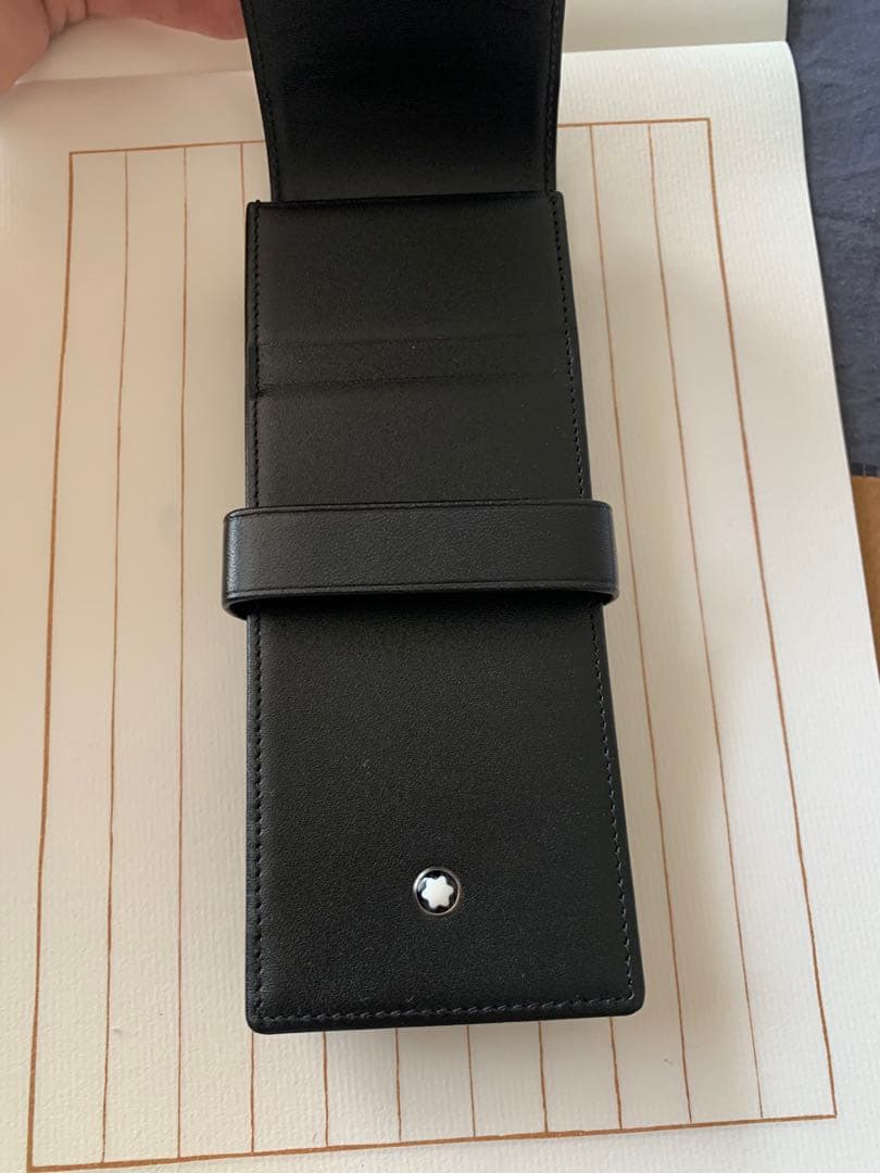 【極美品】モンブラン 万年筆 NO.144 2本セット レザーペンケース付き