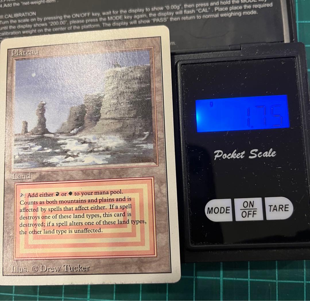 MTG デュアルランド Plateau 再録禁止 3ED リバイズド 旧枠 レア