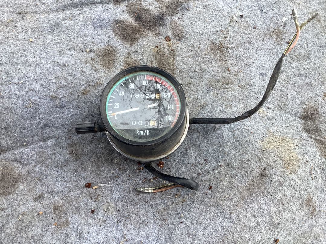 カワサキ純正　Z250FT用　スピードメーター　当時物❗️