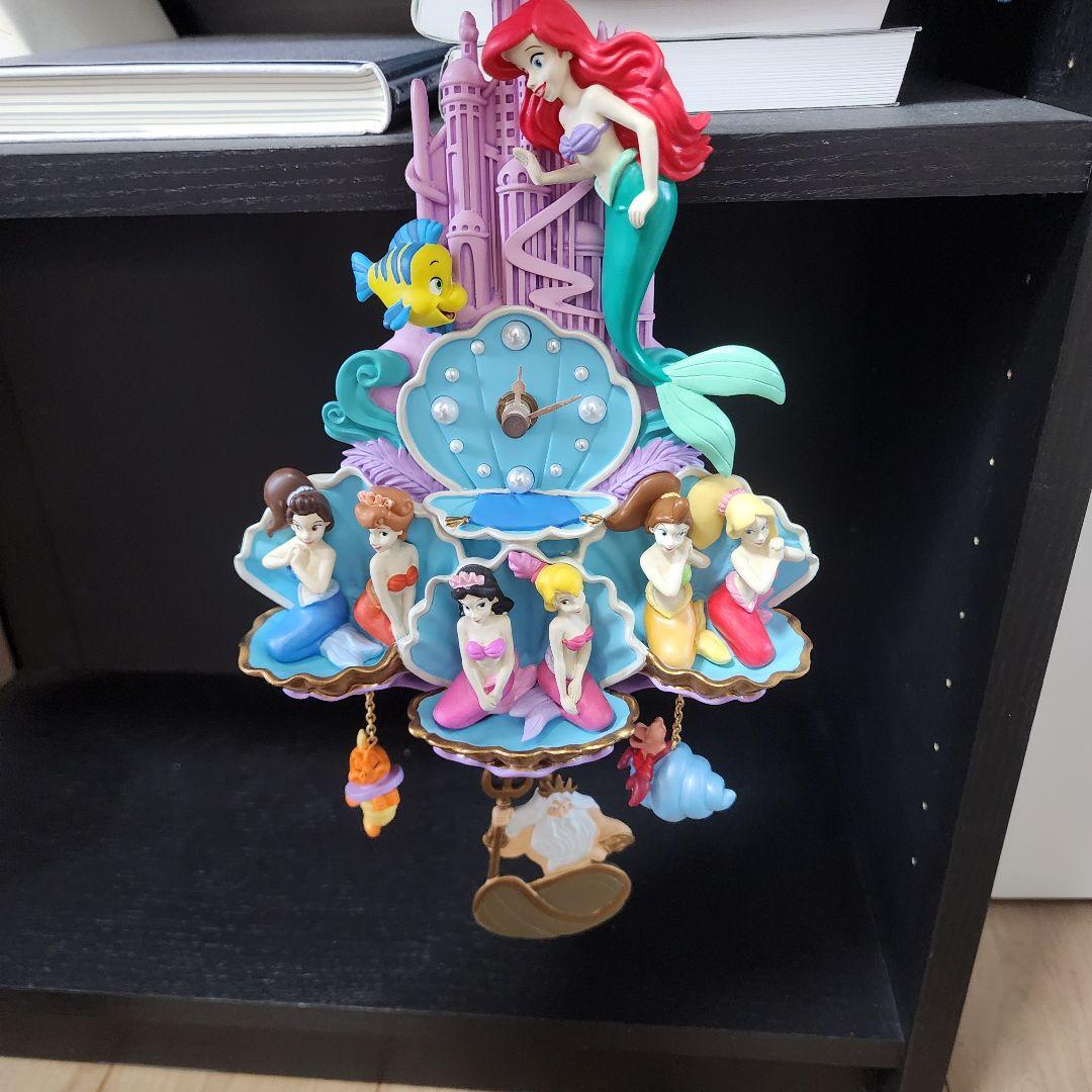 ディズニーストア リトルマーメイド アリエル 壁掛け時計