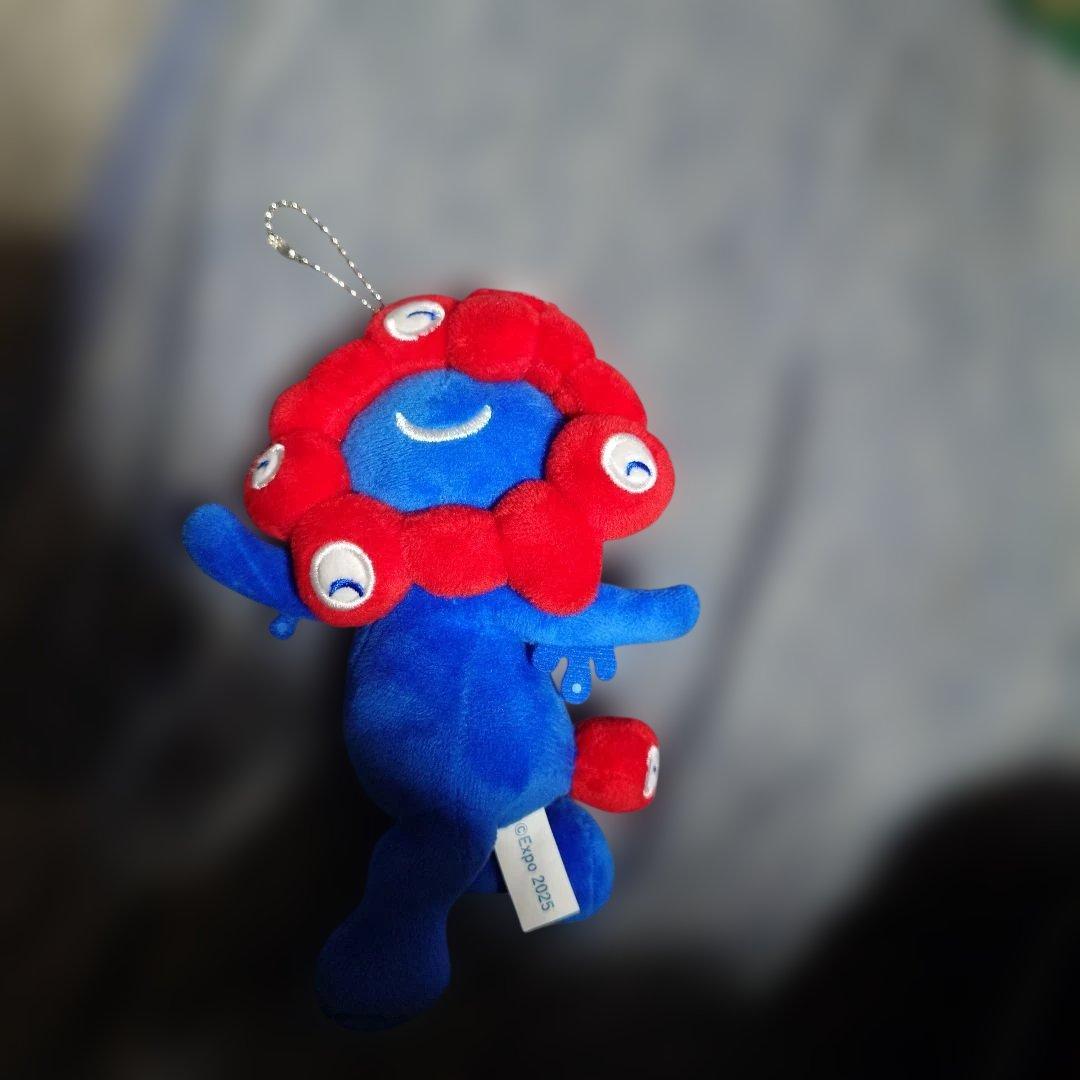 万博 スキップ ミャクミャク にっこり マスコットキーホルダー