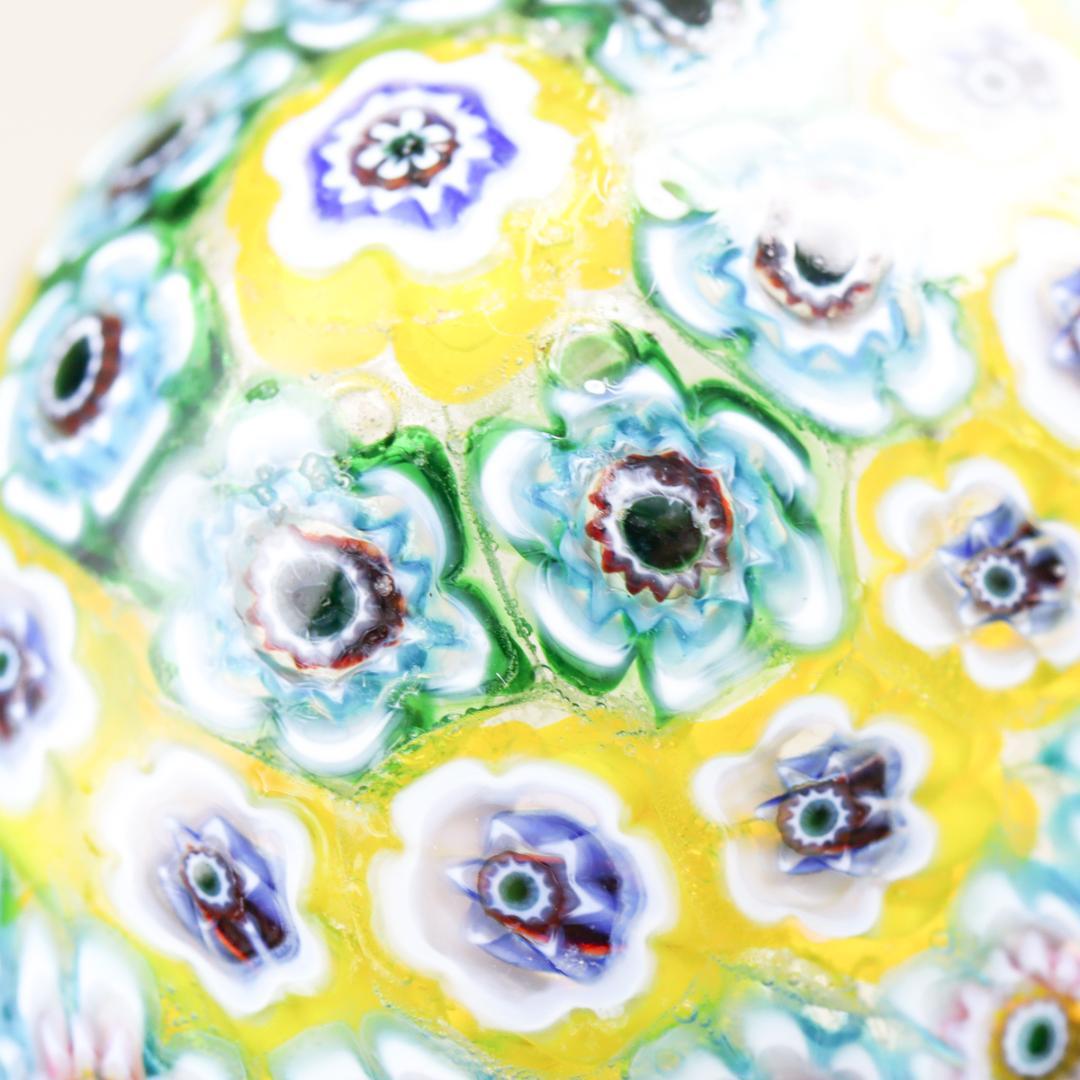 ベネチアンガラス Murano Glass ミルフィオリ カメ ペーパーウエイト