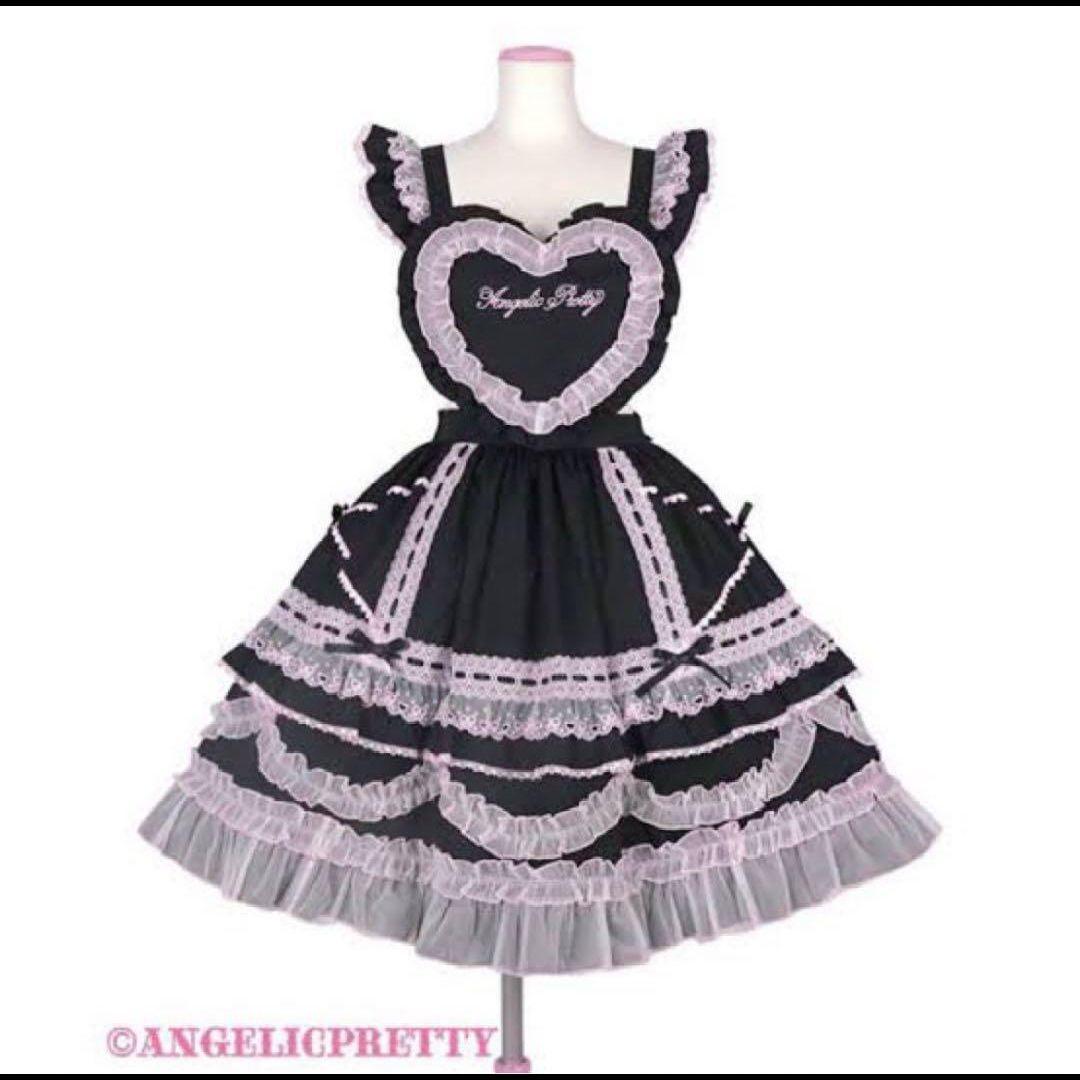 ♚*様 Angelic Pretty Heart 胸あて付スカート