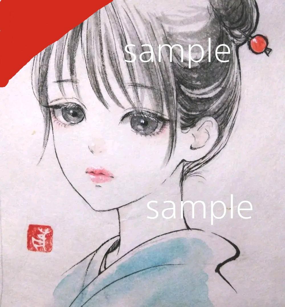 専用　絵画　手描きイラスト　原画　水墨画　墨彩画