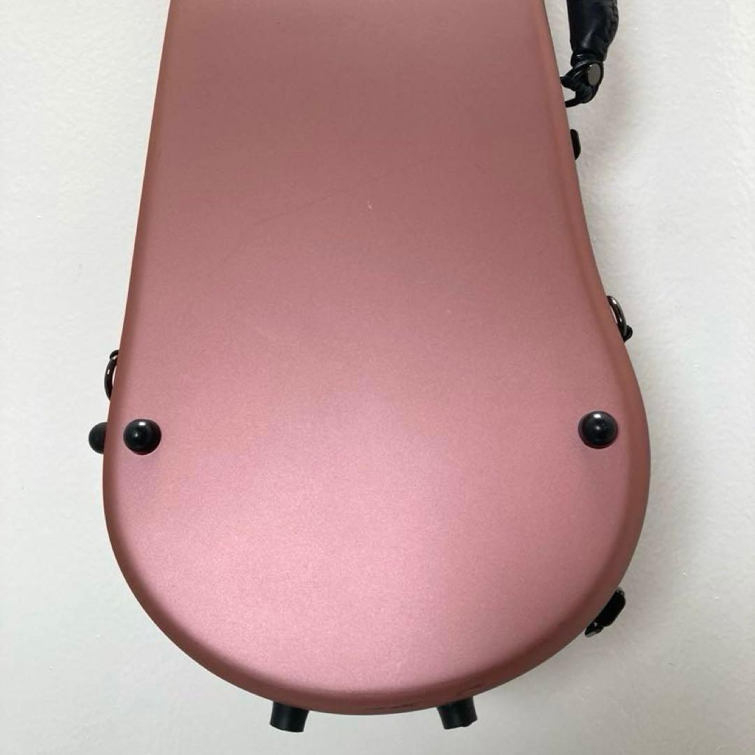 写真追加ヴァイオリンケース】カーボンマック CFV-2S サテン ピンク 4/4