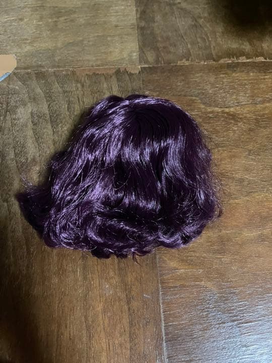 アイシードール　ネオブライス　頭皮付き　ウィッグ　パープルショート