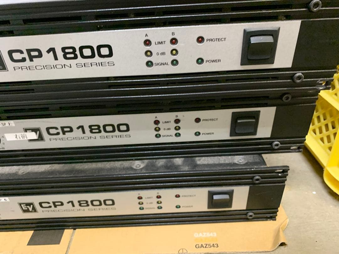 3つ　EV Electro Voice エレクトロボイス CP1800