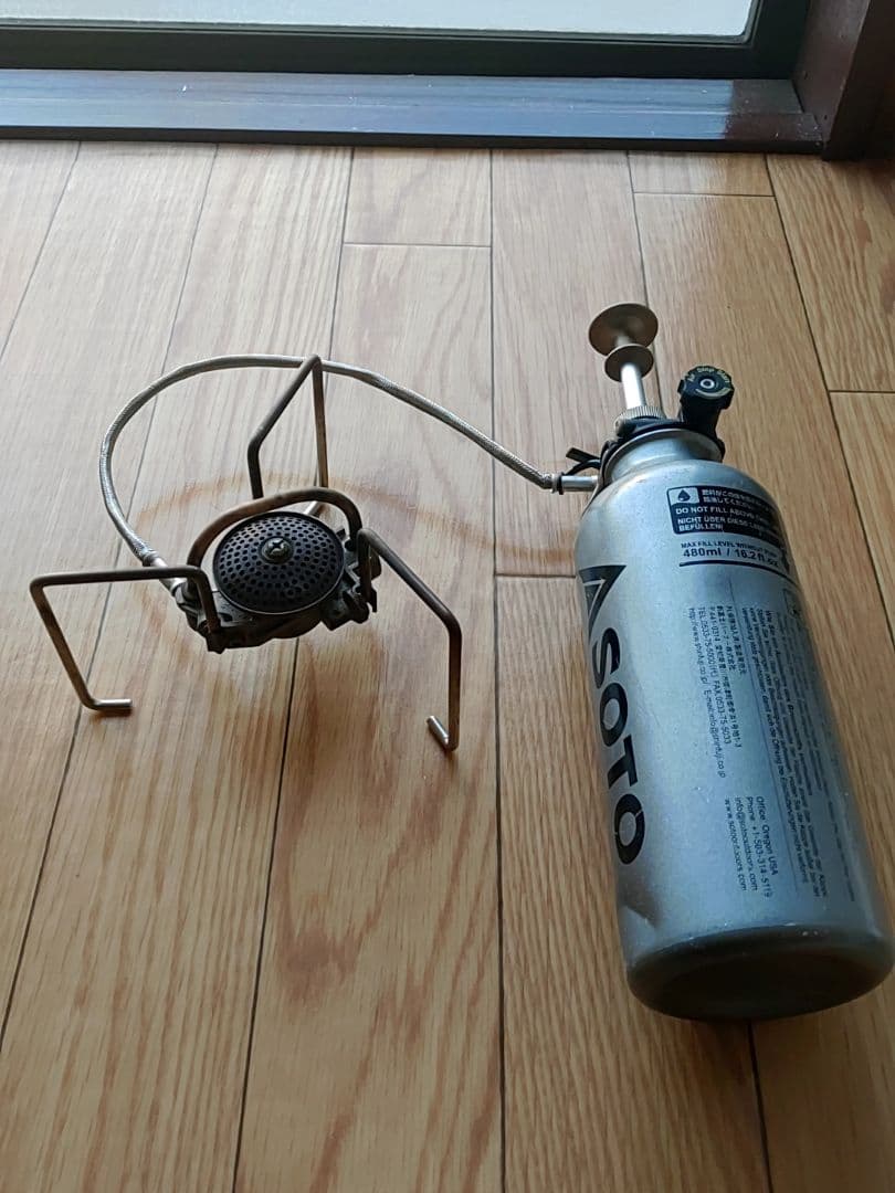 SOTO MUKA ガソリンストーブ SOD-371 燃料ボトル付き