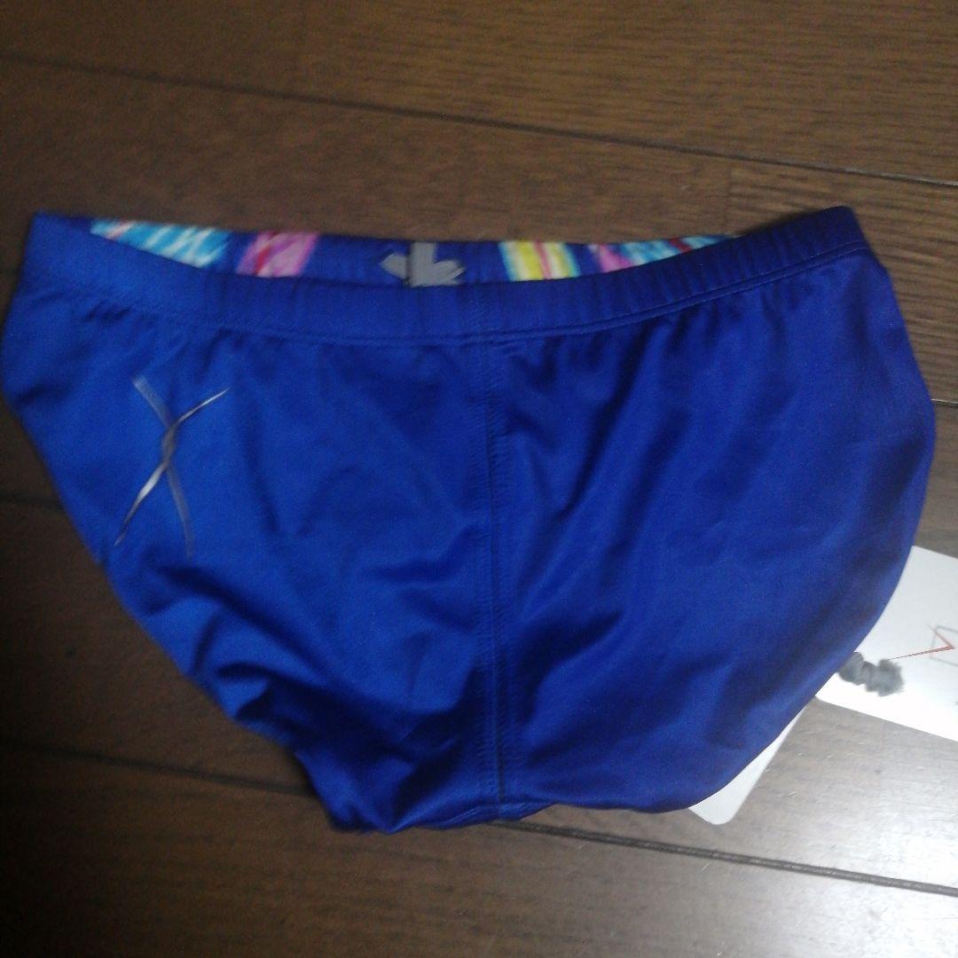 arena 初期nux 競泳水着 Lサイズ 青/マルチカラー　競パン