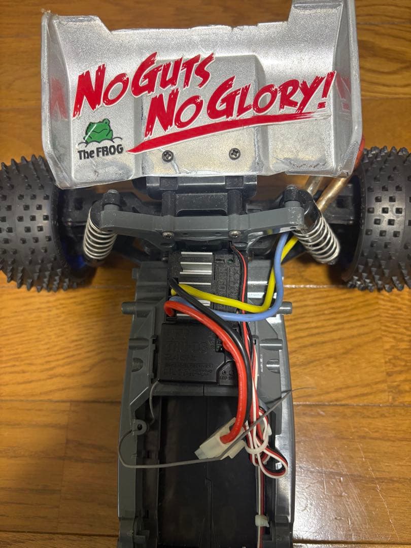 タミヤ電動ラジコン　マイティフロッグDT-03 ドライブセット、予備バッテリ付