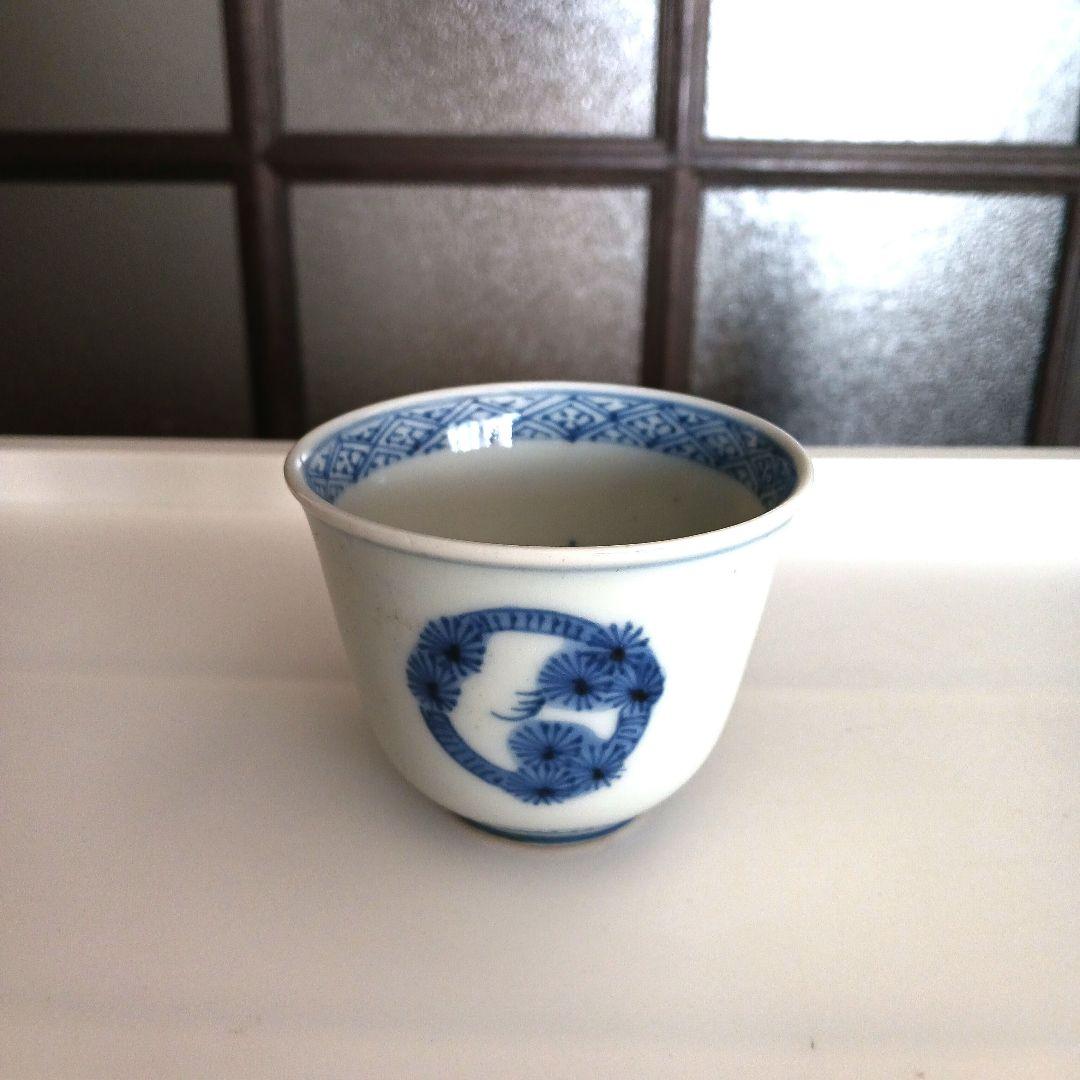 【週末特価】古伊万里　湯呑み茶碗