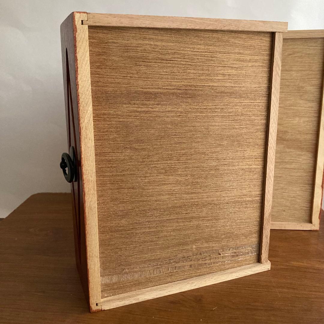 木製引き出し　薬箱　抽斗 箪笥 書類棚　カリモクや中川政七商店、けやき工芸好き