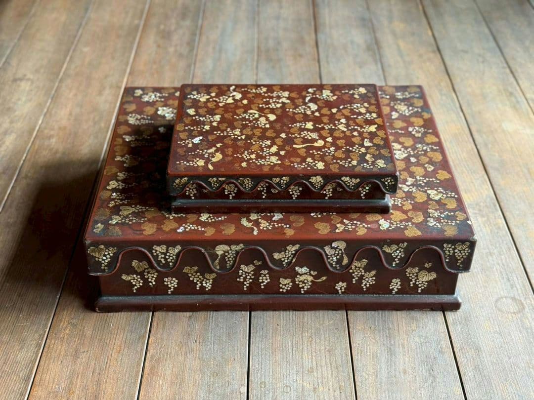 螺鈿 文箱 硯箱 \