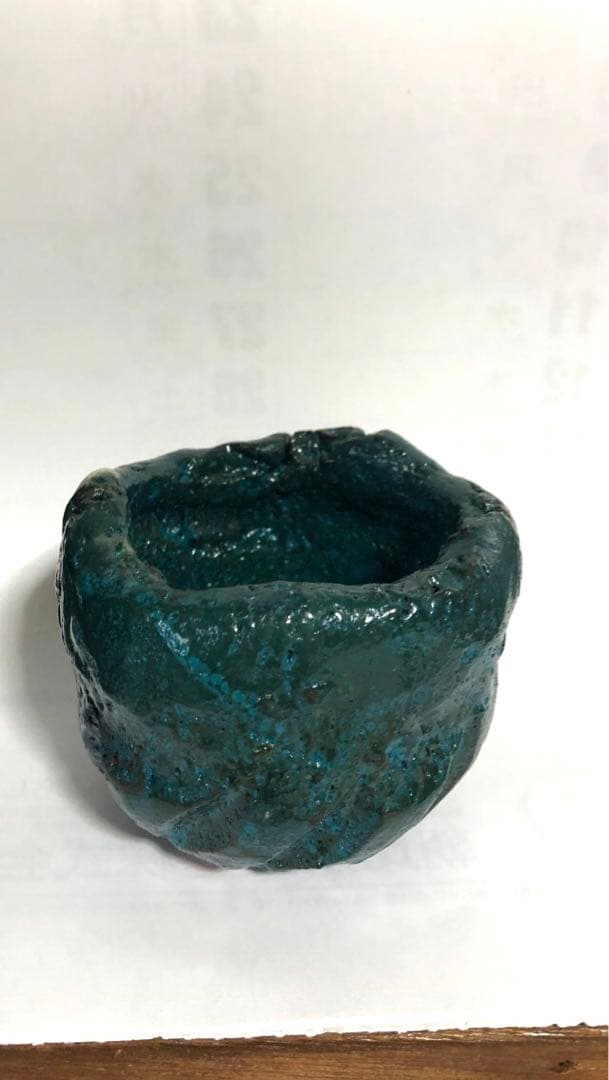 いい仕事していますよ、藍色で有名な陶芸家さんのぐい呑み