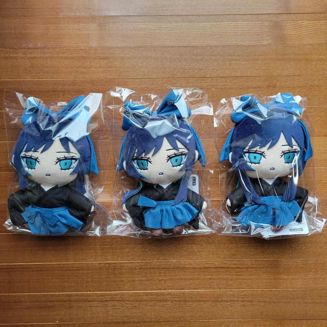 Ado 大和撫子しゃらんしゃらんアドちゃんぬいぐるみ 計3点セット