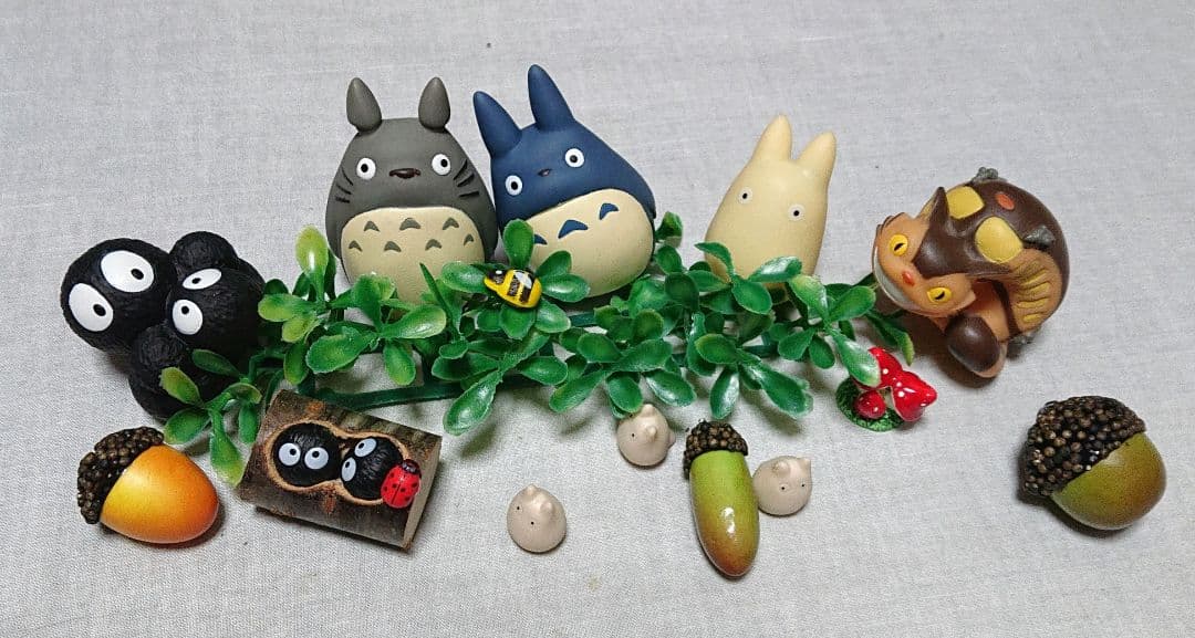 となりのトトロ トトロ ジブリネコバス まっくろくろすけ どんぐり セット