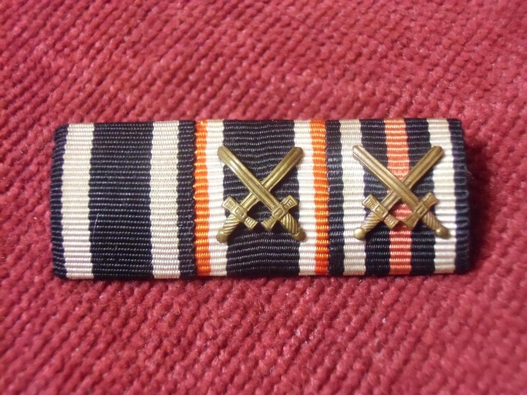 ⊞ドイツ軍＊拡張型＊３連略綬/リボンバー（実物）