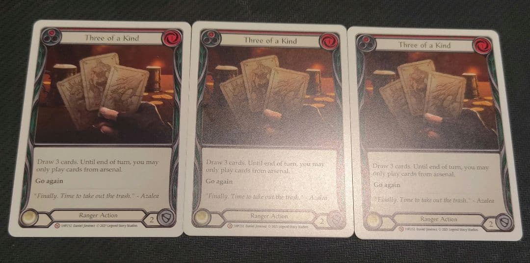 【EN】 Three of a Kind　3枚セット　fab