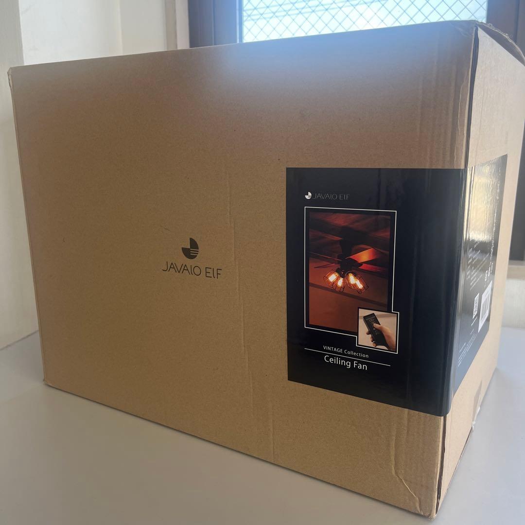 【開封済み未使用品】JAVALO ELF シーリングファン JE-CF001V