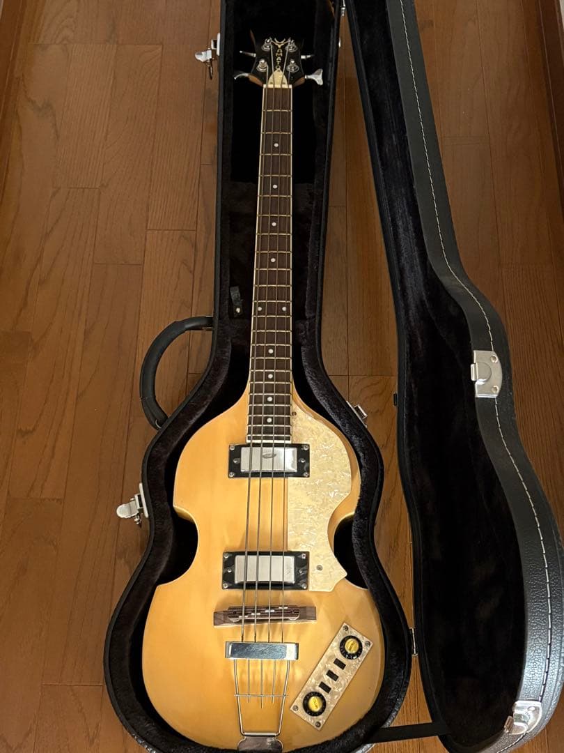 YAMATO バイオリンベース 4弦 ベース ハードケース付き