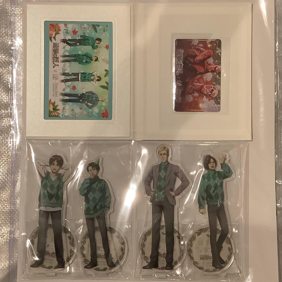 進撃の巨人　プリンスホテル　イケプリ　アクリルスタンド　エレン　リヴァイ