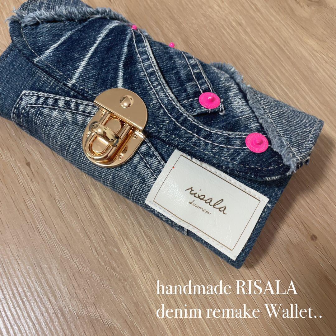 デニム リメイク　ウォレット