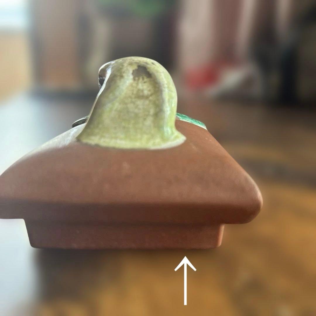 唐物　宜興紫砂　色絵花文　朱泥急須　単孔口　煎茶道具 ヴィンテージ 中国茶器