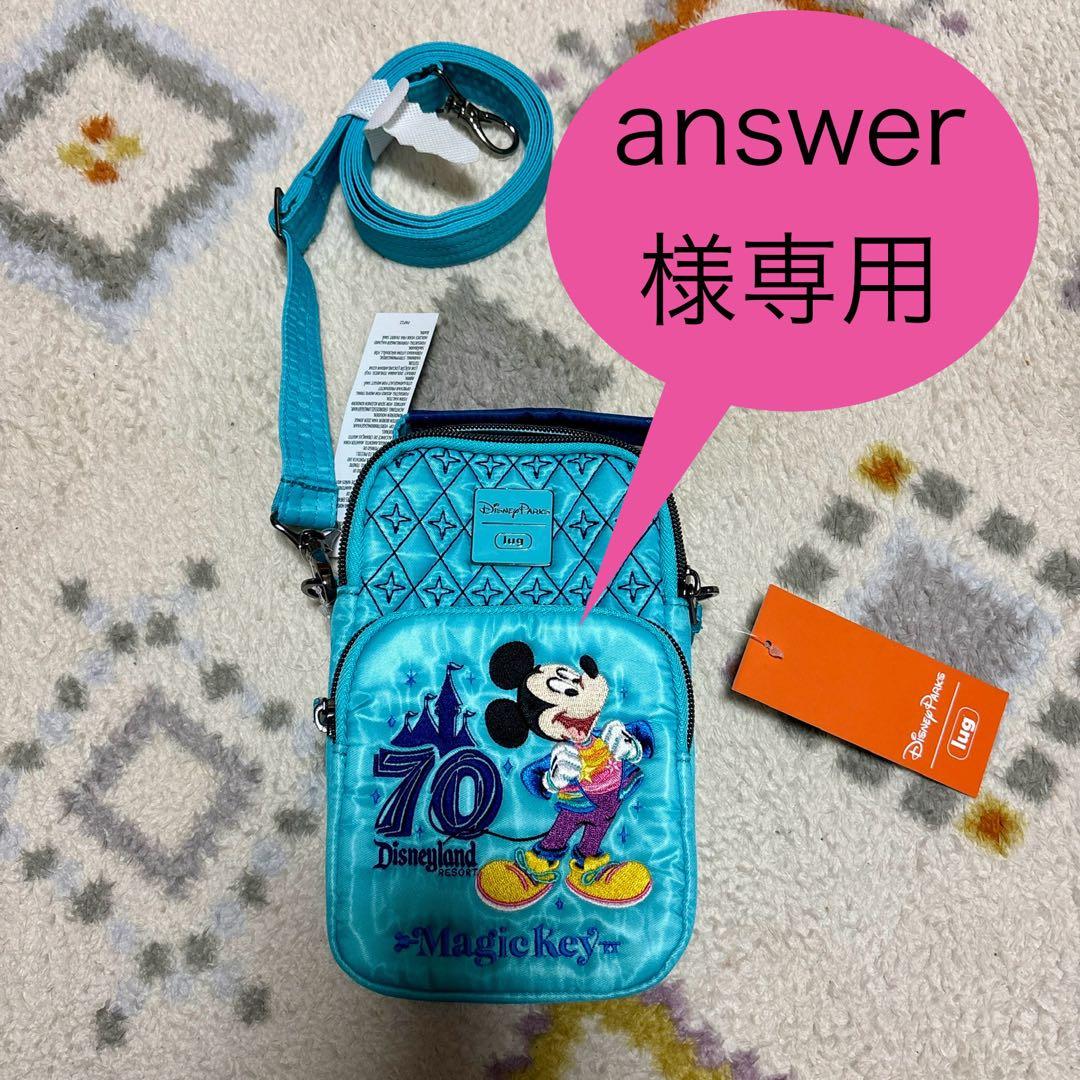 新品カリフォルニア ディズニー 70周年記念グッズ ショルダーバッグ