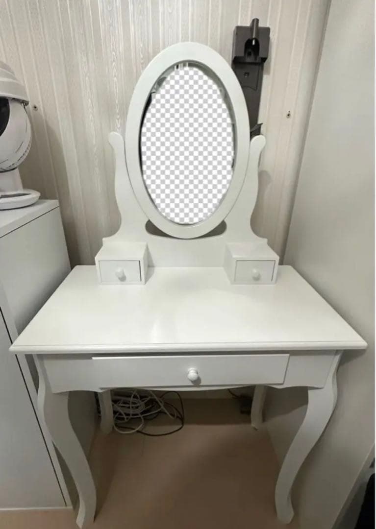 ドレッサー　ホワイト　鏡台