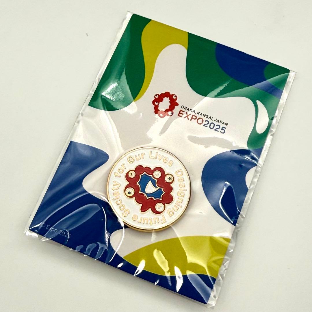 未開封☆大阪関西万博 ピンバッジ こみゃく ミャクミャク にこにこ 記念チケット