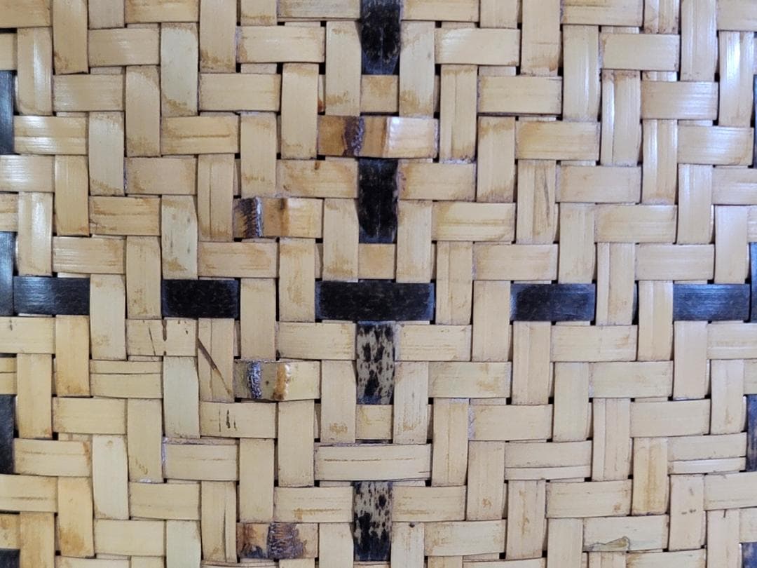 東山麓 東竹園斎作 四方形白錆花籠 共箱 美品 DT607