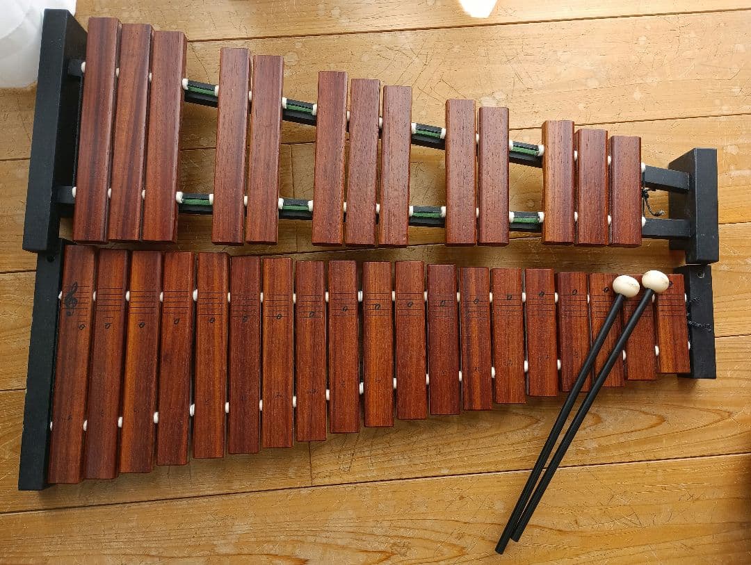 【廃盤品】希少 YAMAHA◆卓上木琴◆32音◆マレット付き◆TX-6◆ヤマハ◆