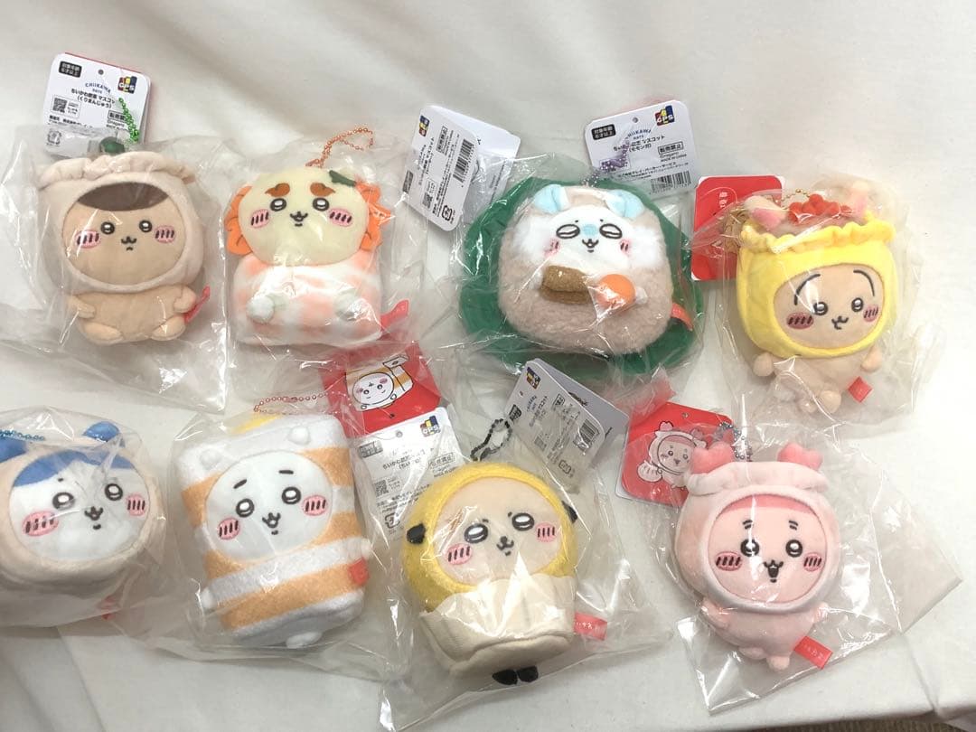 ちいかわ飲茶 香港限定マスコット 全8種セットショッピングバッグ