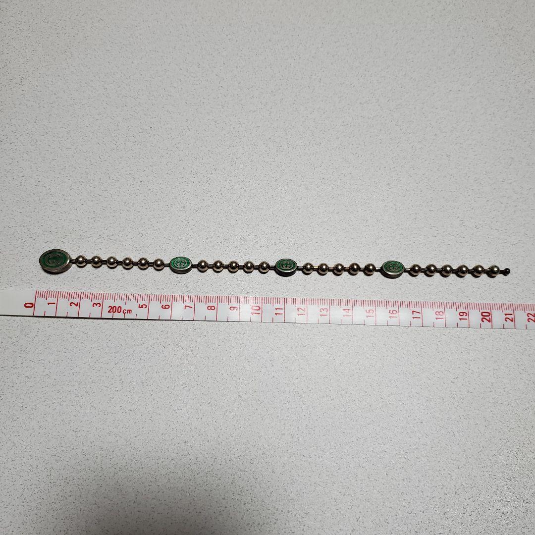 GUCCI ボールチェーン　インターロッキングG ブレスレット