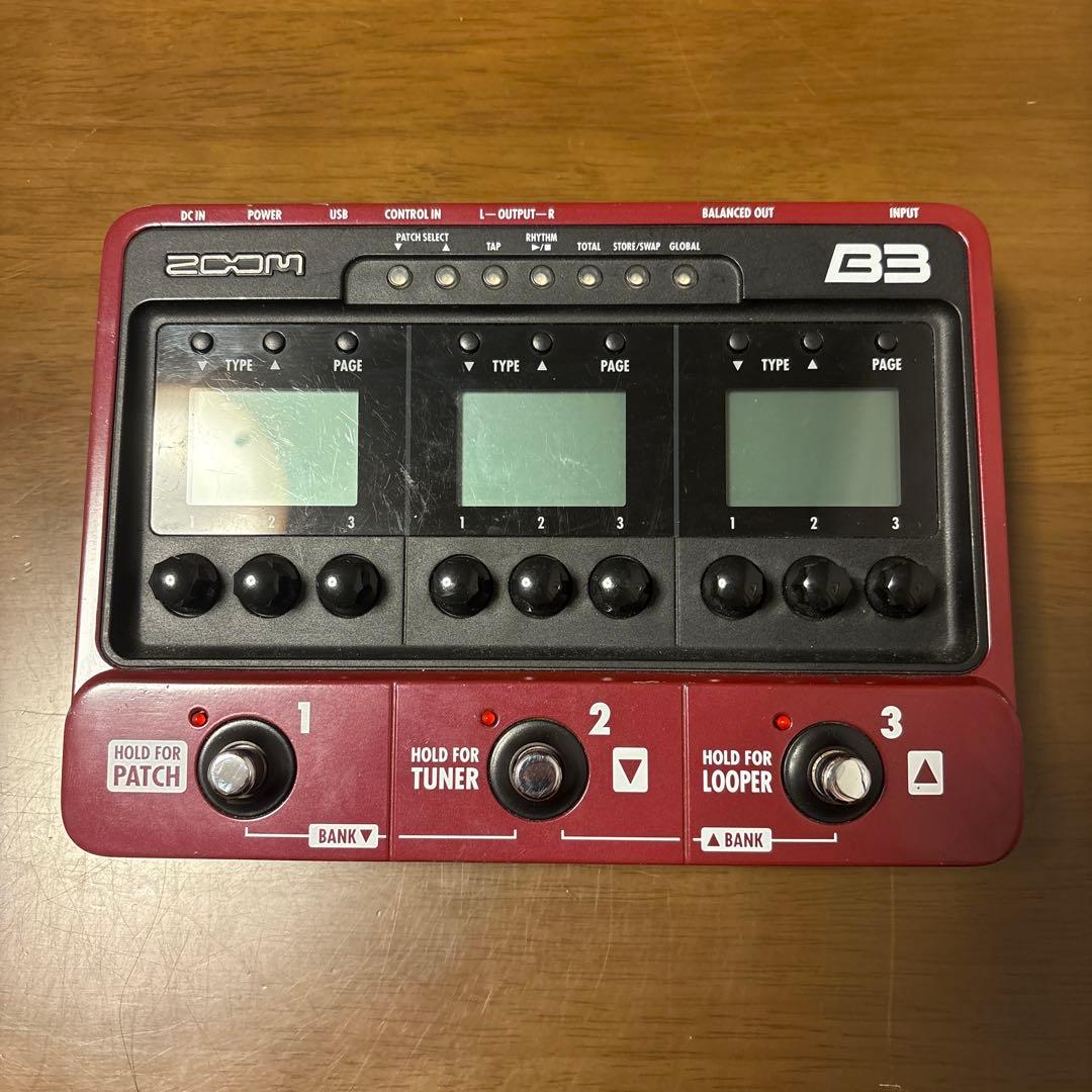 Zoom B3 ベース マルチエフェクター