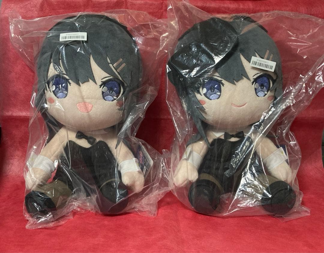 青春ブタ野郎 ぬいぐるみ BIGぬいぐるみ 2個セット