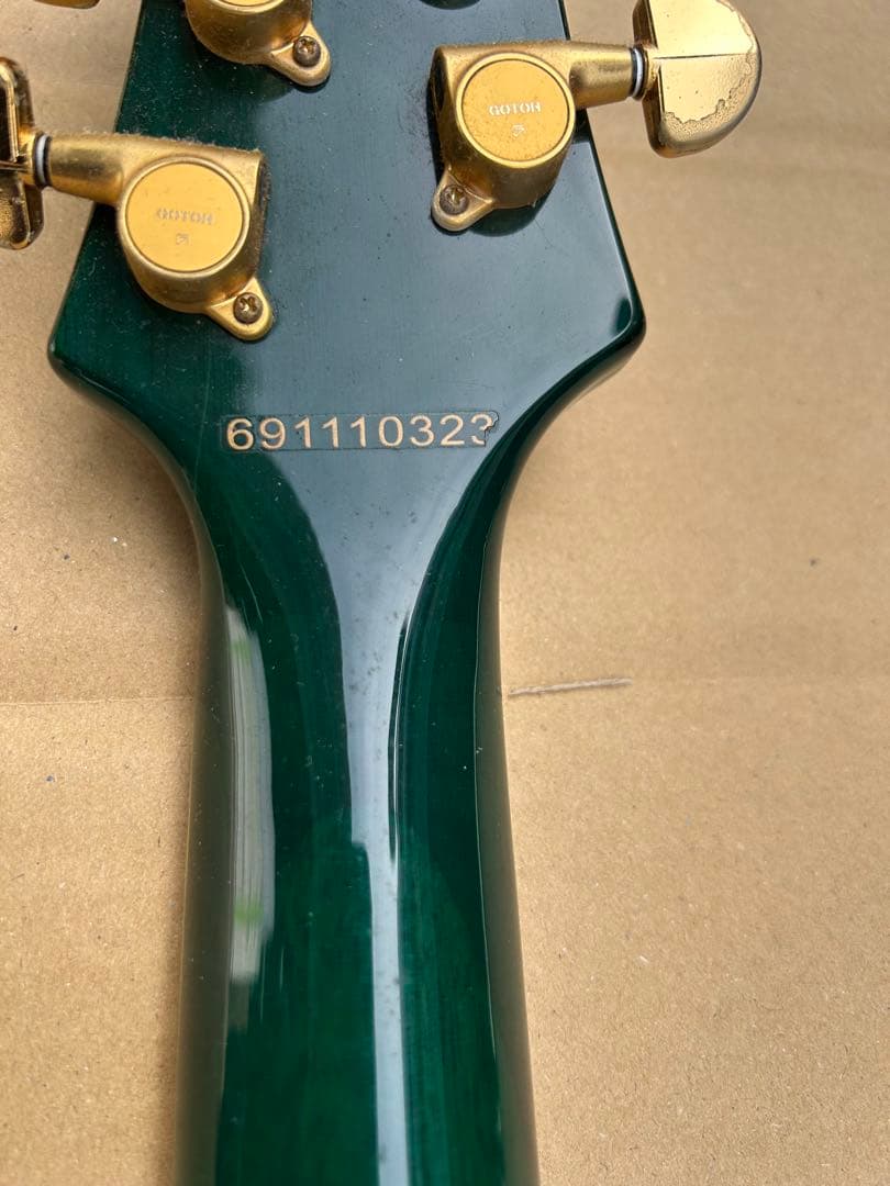 アリアプロ2 オリジナルカスタム ボディ GOTOH グリーン エレキギター