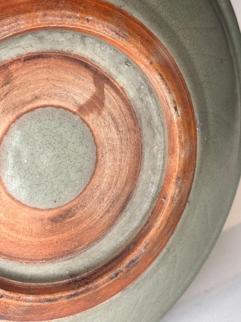 明代　龍泉窯　青磁盤