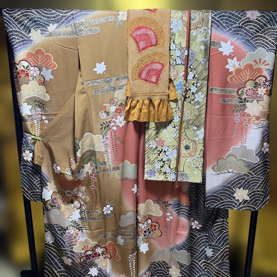 ☆☆ ぱれっと☆☆☆振袖　正絹　セット売り