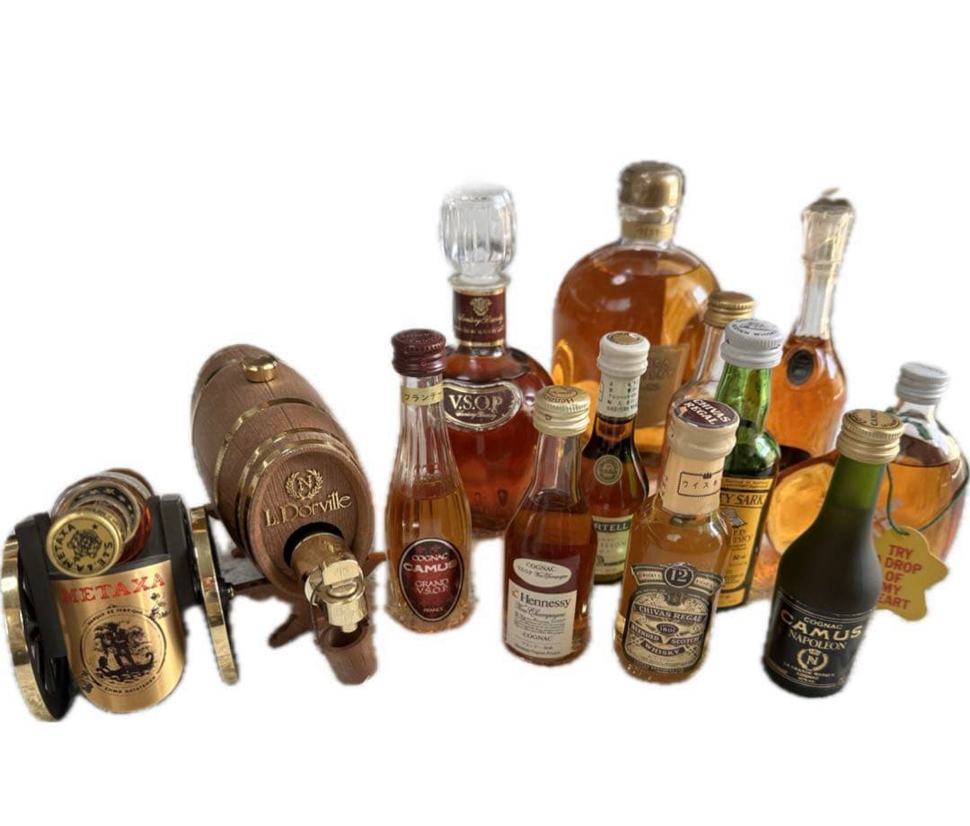 ブランデー　ウイスキー　ミニボトル　セット売り　未開封